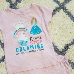 3/$12 Carter's 18 month shorts pajamas